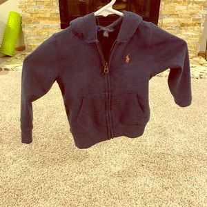 Girls toddler 2t Ralph Lauren sweatshirt navy